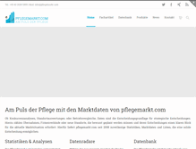 Tablet Screenshot of pflegemarkt.com